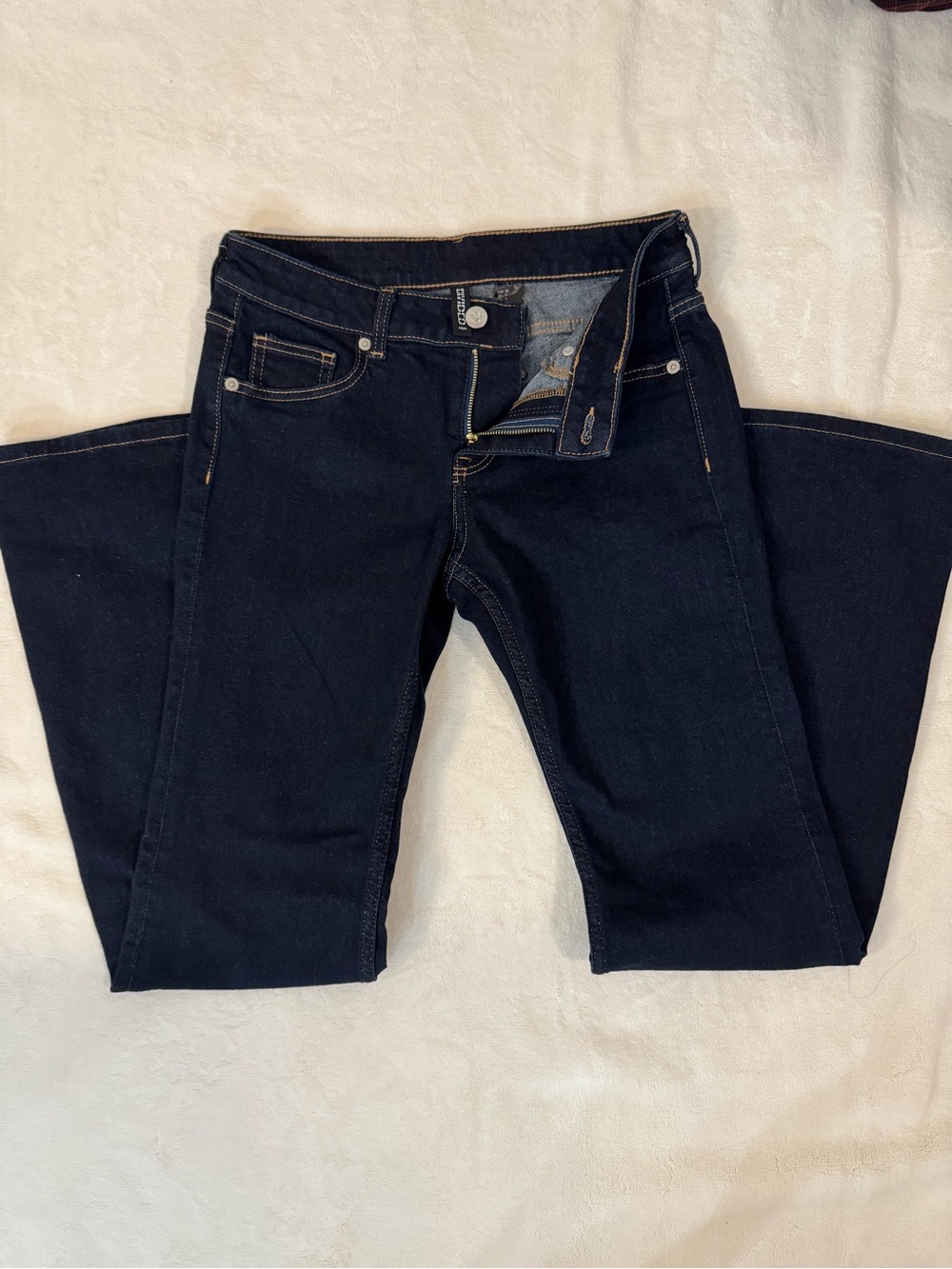 H&M Women's Skinny Jeans in Dark Blue